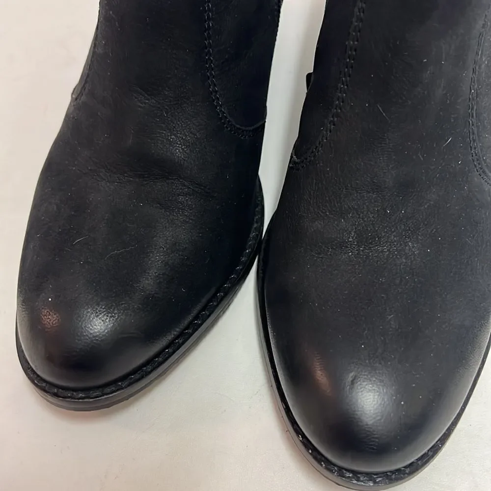 Earth Ralston Leather Bootie Size 8 A5‎